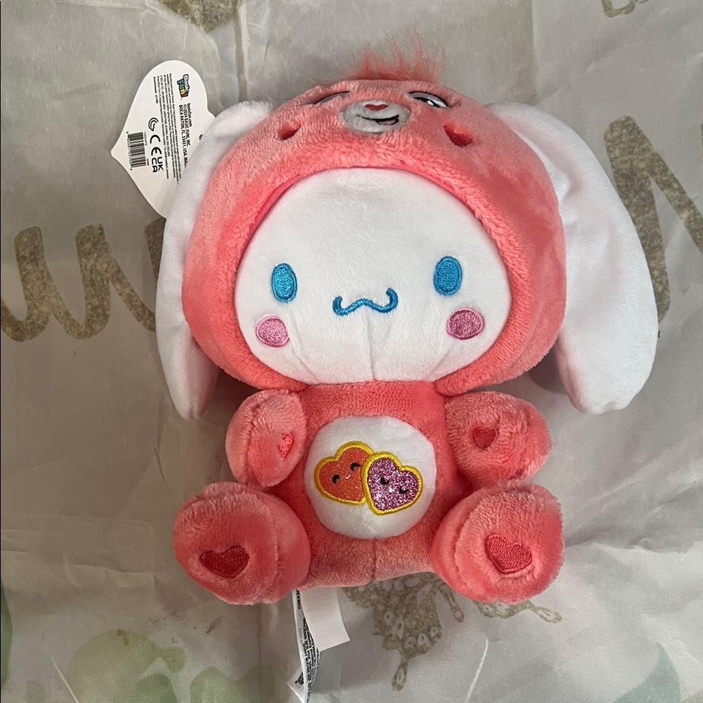 Hello Kitty Pink and White Stuffed Animal